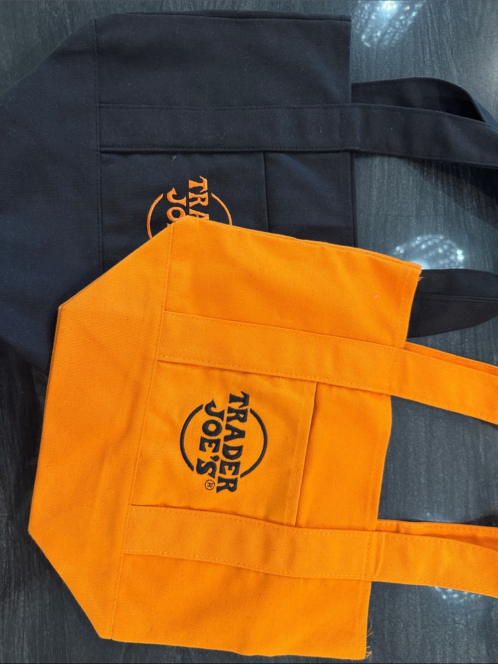 Trader Joe’s Mini Canvas Tote Bags - Halloween Edition! - Logo Shoulder Shopper